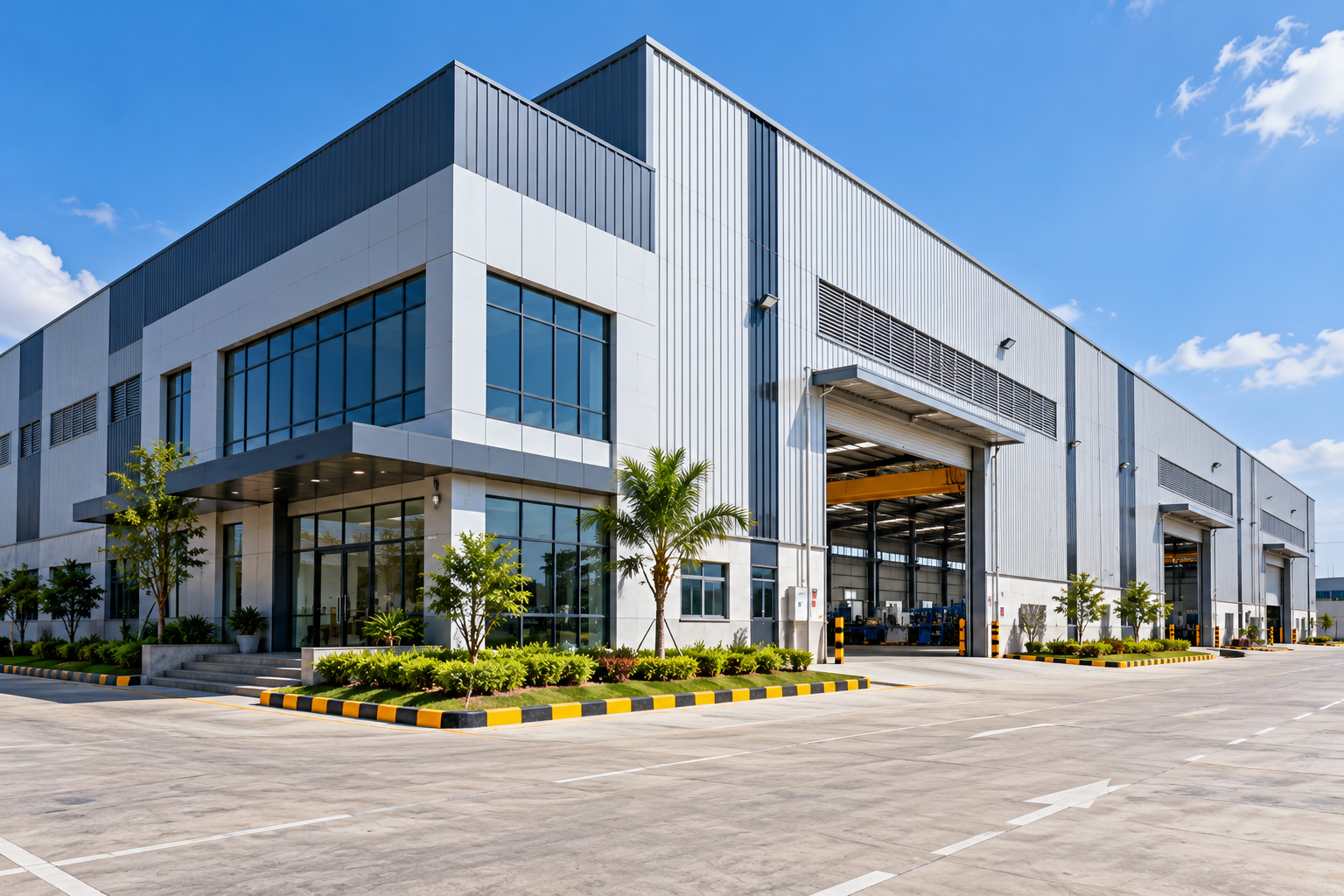 Industrial building construction
